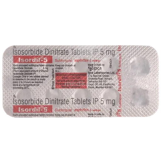 isordil 5mg tablet 10's